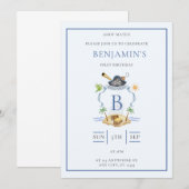 Invitation Couronne de pirate (Devant / Derrière)