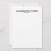 Invitation Couronne de princesse d'hiver strass forêt enchant (Dos)