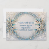 Invitation Couronne de style Art déco romantique pour Sauvega (Devant)