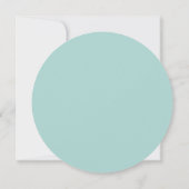 Invitation Couronne de Thanksgiving Bleue (Dos)