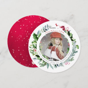 Invitation Couronne d'hiver de PixDezines pour les vœux de No