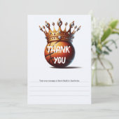 Invitation Couronne d'or du roi de basket-ball Anniversaire M (Debout devant)