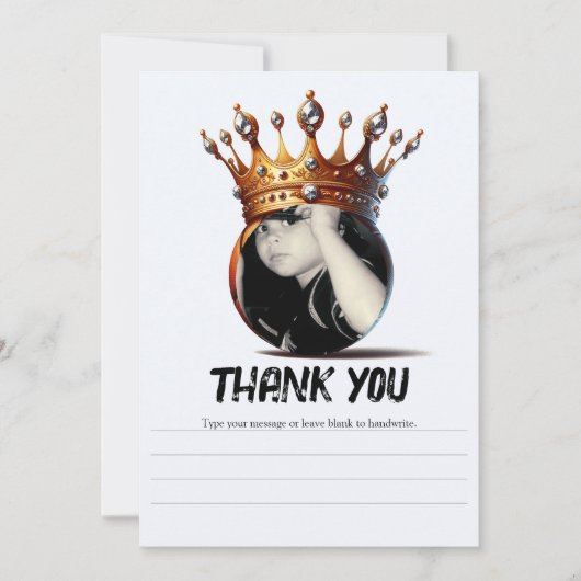 Invitation Couronne d'or du roi de basket-ball Anniversaire M (Devant)