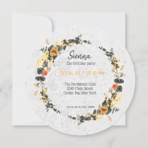 Invitation Couronne élégante pour toutes les occasions