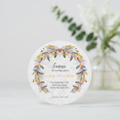 Invitation Couronne élégante pour toutes occasions (Debout devant)