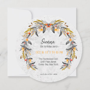 Invitation Couronne élégante pour toutes occasions