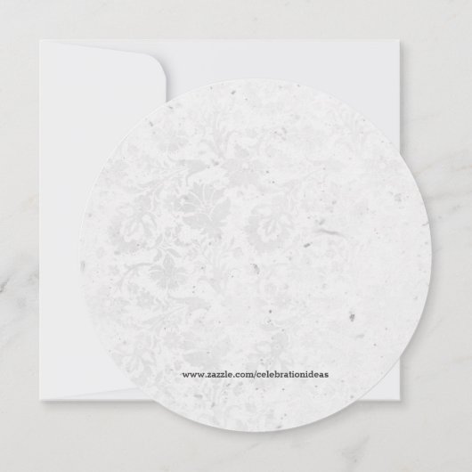 Invitation Couronne élégante pour toutes occasions (Dos)