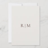 Invitation Couronne florale de Bourgogne | Mariage traditionn (Dos)