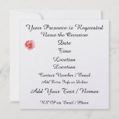 Invitation Couronne Florale Jolie (Dos)