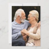 Invitation Couronne florale pour le 50e anniversaire de maria (Dos)