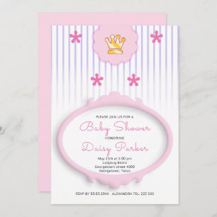 Invitation Couronne Or Et Grandes Pures