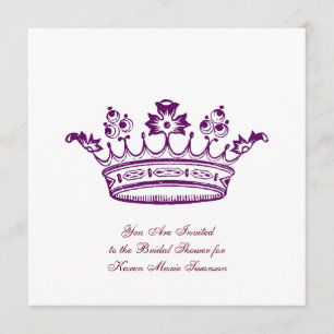 Invitation Couronne pourpre