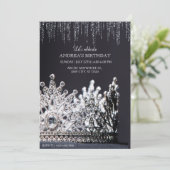 Invitation Couronne Reine (Debout devant)