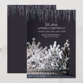 Invitation Couronne Reine (Devant / Derrière)