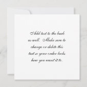 Invitation Couronne royale classique (Dos)