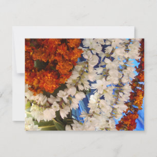 Invitation Couronnes de fleurs indiennes