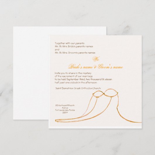 Invitation Couronnez-les… (Devant / Derrière)