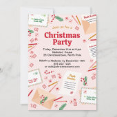 Invitation Courrier et lettres de vacances à Père Noël - Joye (Devant)