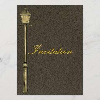 Invitation Courrier vintage de lampe