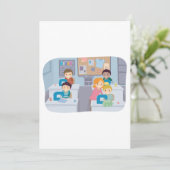 Invitation Cours de couture pour enfants Fun Crafting et appr (Debout devant)