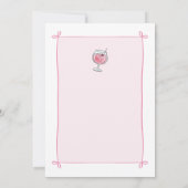 Invitation Cours de Spin et Gin Rose et Soirée Cocktail (Dos)