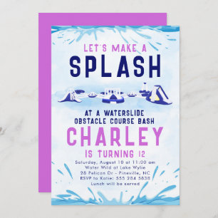 Invitation Cours d'obstacles aux glissements de terrain Invit