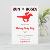 Invitation Course à l'invitation du Kentucky Derby Rose (Debout devant)