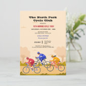 Invitation Course à vélo (Debout devant)