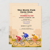 Invitation Course à vélo (Devant / Derrière)