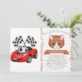 Invitation Course au drapeau des caricatures rapides - Choisi (Debout devant)