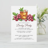 Invitation Course Cheval de Mint Julep Derby Day Party (Debout devant)