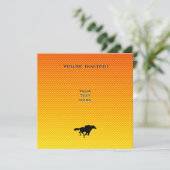 Invitation Course de chevaux (Debout devant)