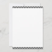 Invitation Course de vitesse moderne Sport Voiture Anniversai (Dos)