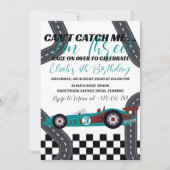 Invitation Course de voiture d'anniversaire Need for Speed (Devant)