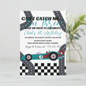 Invitation Course de voiture d'anniversaire Need for Speed (Debout devant)