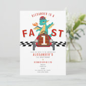 Invitation Course de voiture de course Fast One Dragon 1er an (Debout devant)