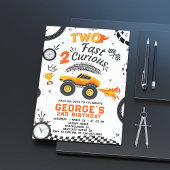 Invitation Course de voiture deux rapide deux Curieux anniver