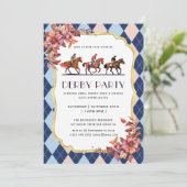 Invitation Course moderne Horse Derby Party équestre (Debout devant)
