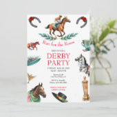 Invitation Course pour la course Rose Horse Derby Party (Debout devant)