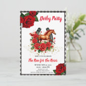 Invitation Course pour la course Rose Horse Derby Party (Debout devant)