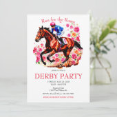 Invitation Course pour la course Rose Horse Derby Party (Debout devant)
