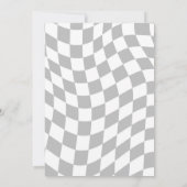 Invitation Course sur Plus de Retro 70's Race Car n'importe q (Dos)