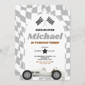 Invitation Course sur Plus de Retro 70's Race Car n'importe q (Devant / Derrière)