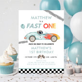 Invitation Course Voiture Fast Un Premier Anniversaire