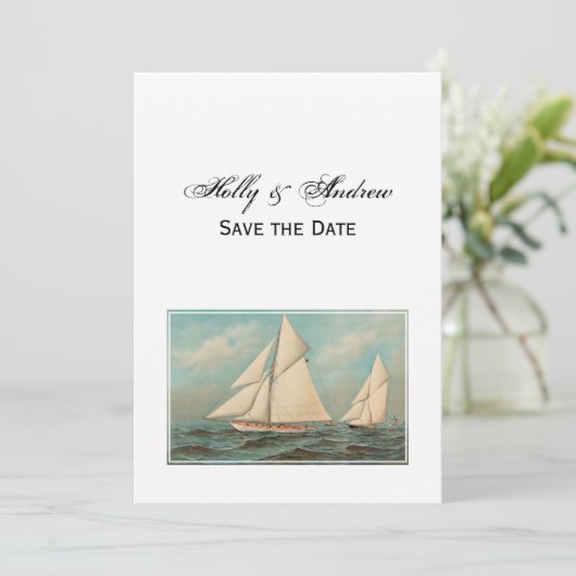 Invitation Courses de Yachts de Collection Maritimes #1 Sauve (Debout devant)