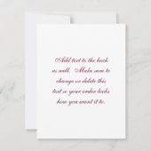 Invitation Courses d'or (Dos)