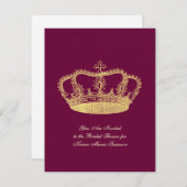 Invitation Courses d'or (Devant / Derrière)