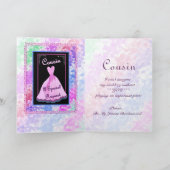 Invitation COUSIN - Be My Junior Bridesmaid - Customable (Intérieur)