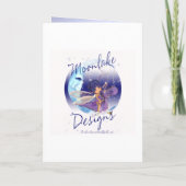 Invitation cousin Bridesmaid Request Card With Violet Blue à (Dos)