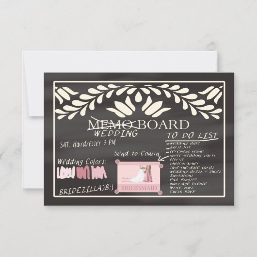 Invitation Cousin S'il vous plaît être Bridesmaid (Devant)